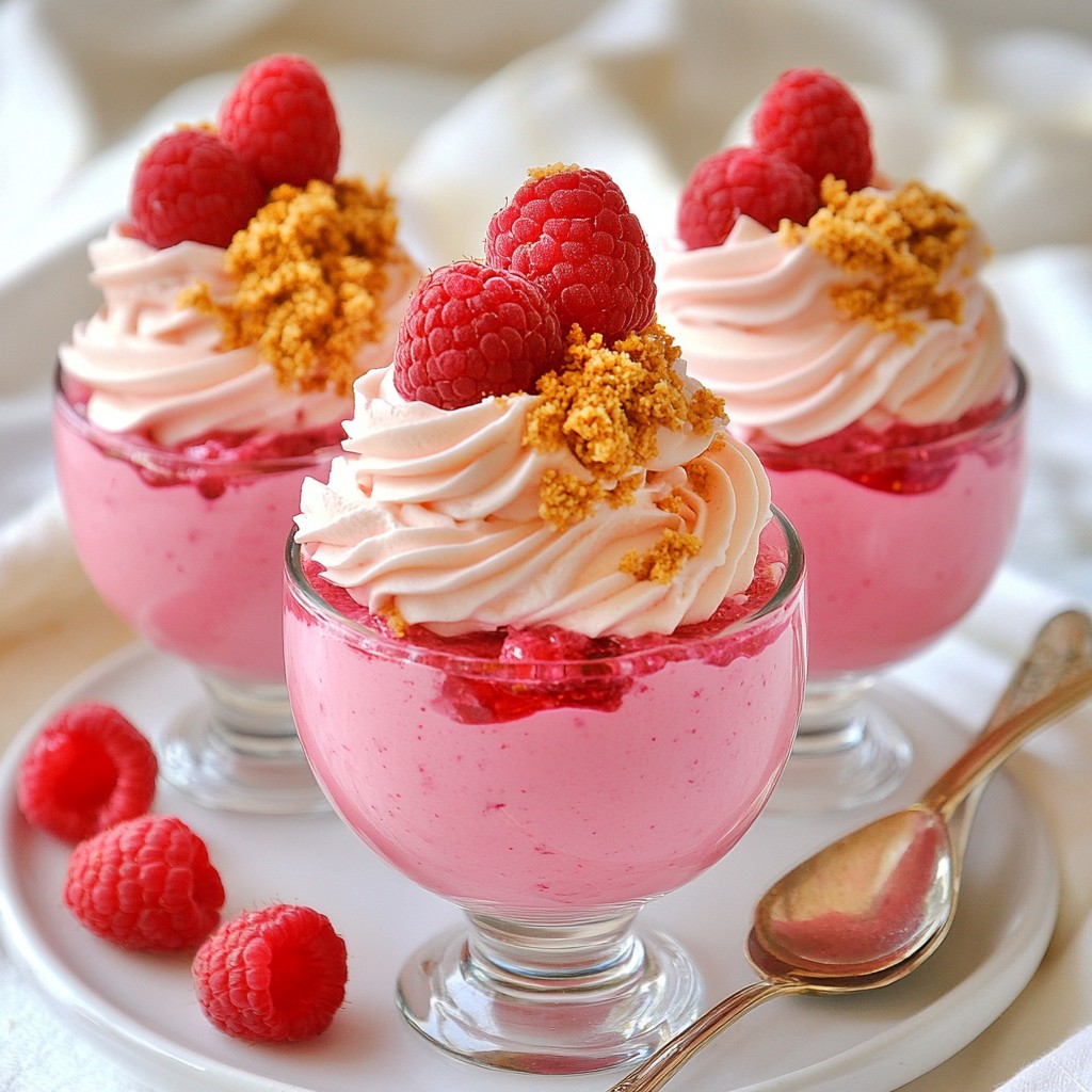 Raspberry Cheesecake Mousse Delightful and Creamy Treat