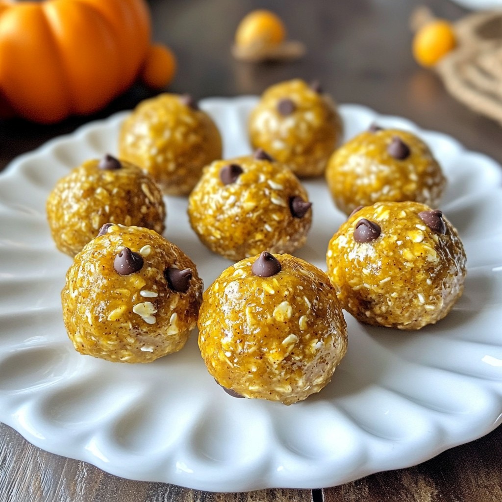 Pumpkin Spice Protein Bites Tasty and Healthy Snack
