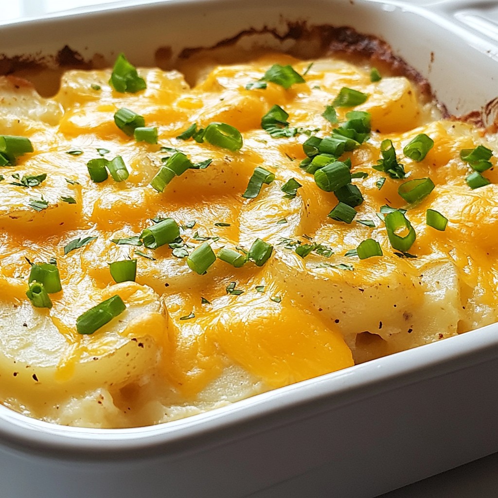 Creamy Easy Side Dish Ranch Potato Bake Delight