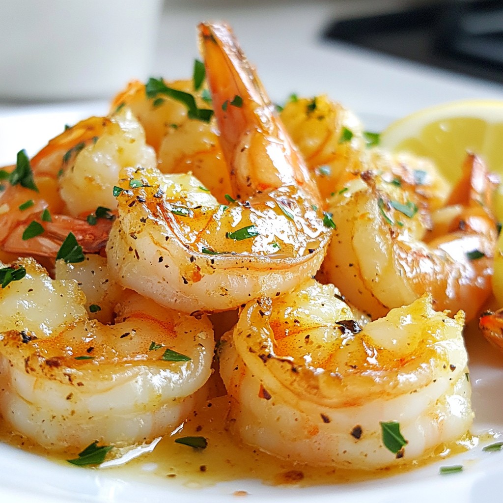 Lemon Garlic Roasted Shrimp Quick and Flavorful Dish