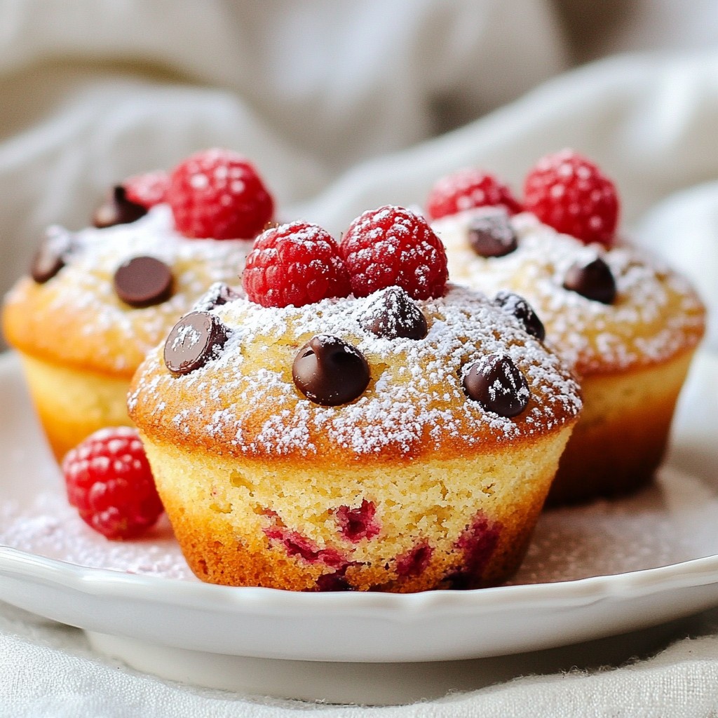 Raspberry Chocolate Chip Muffins Tasty and Simple Treat