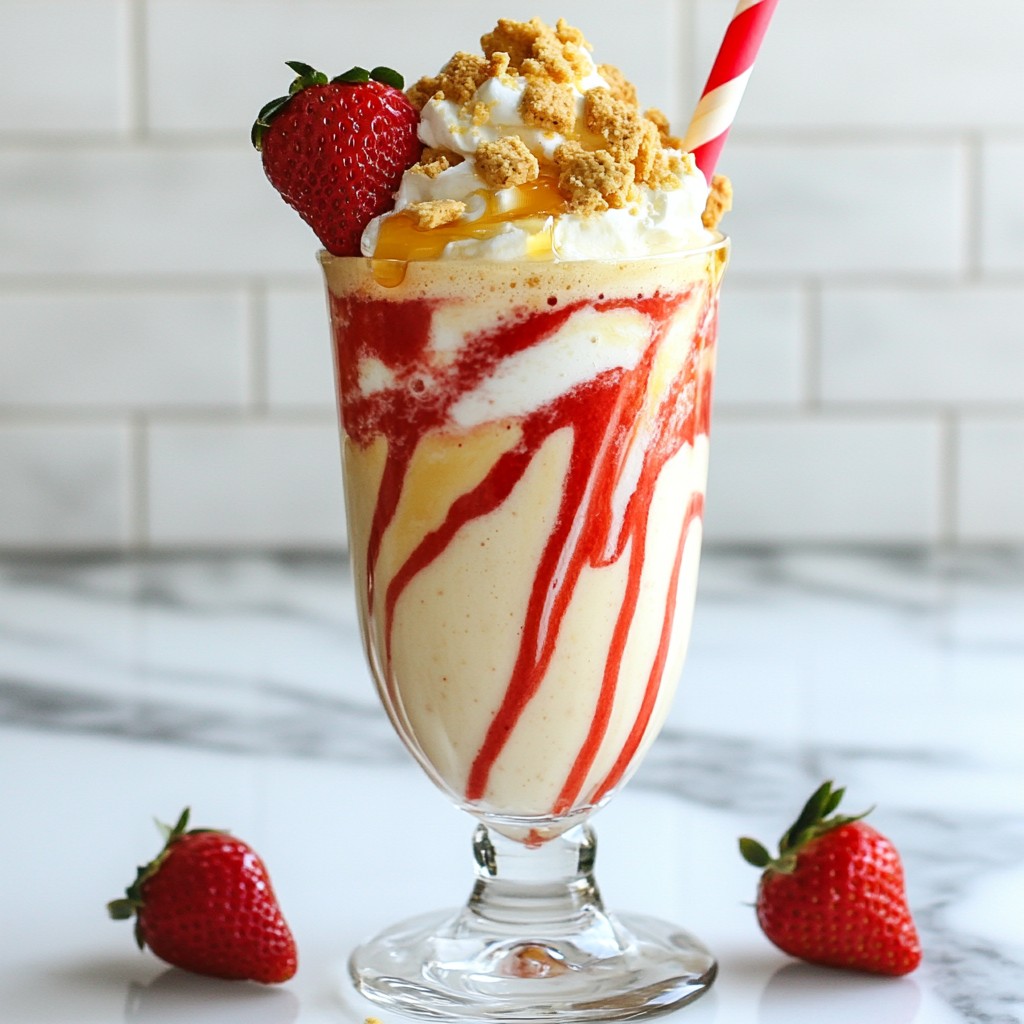 Strawberry Cheesecake Smoothie Fresh and Creamy Treat