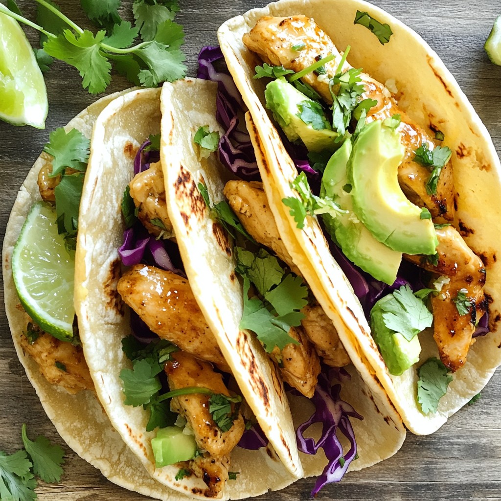 Honey Lime Chicken Tacos Flavorful and Simple Meal