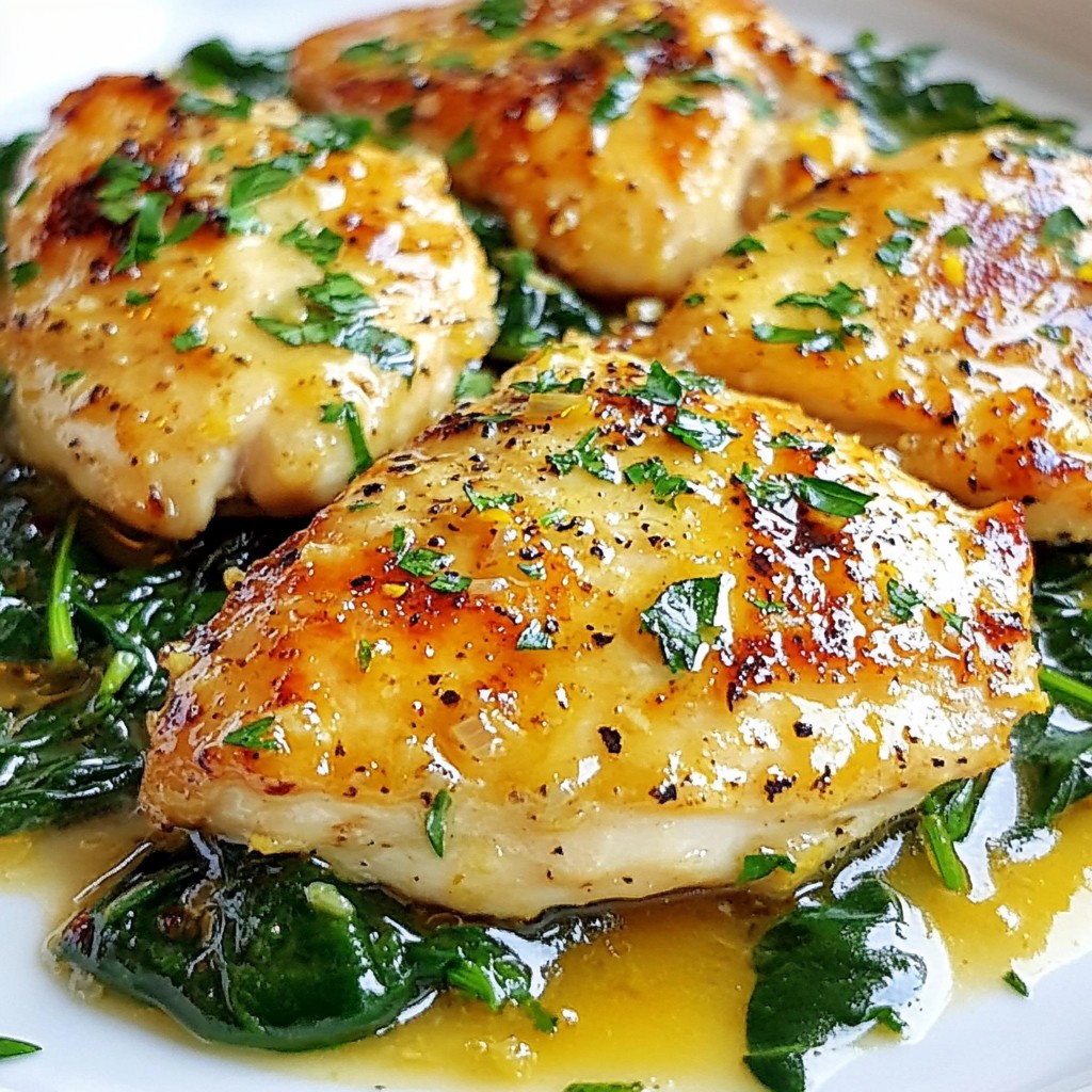 Easy Lemon Garlic Chicken Skillet Tasty Weeknight Meal