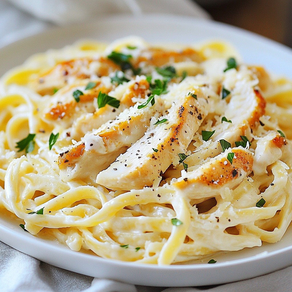 30-Minute Chicken Alfredo Pasta Quick and Tasty Dish