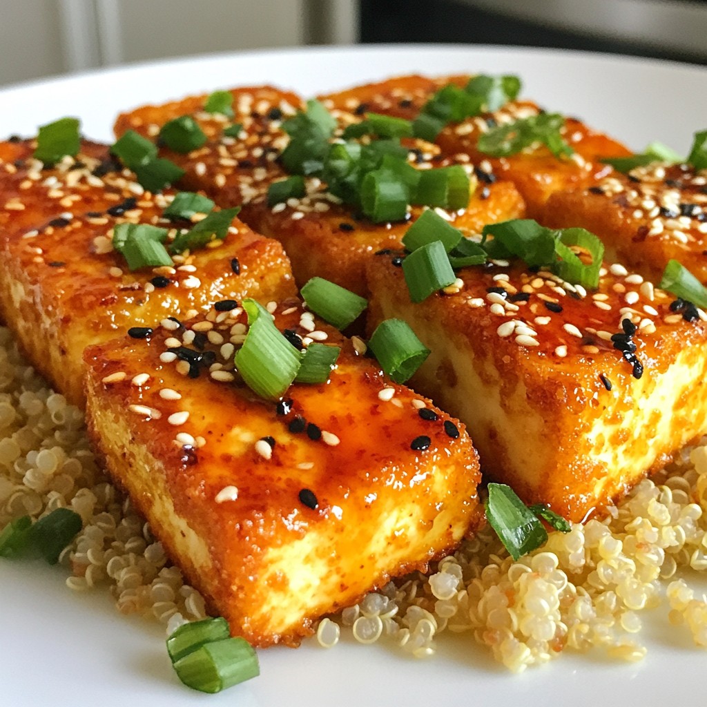 Spicy Sesame Crusted Tofu Flavorful Plant-Based Dish