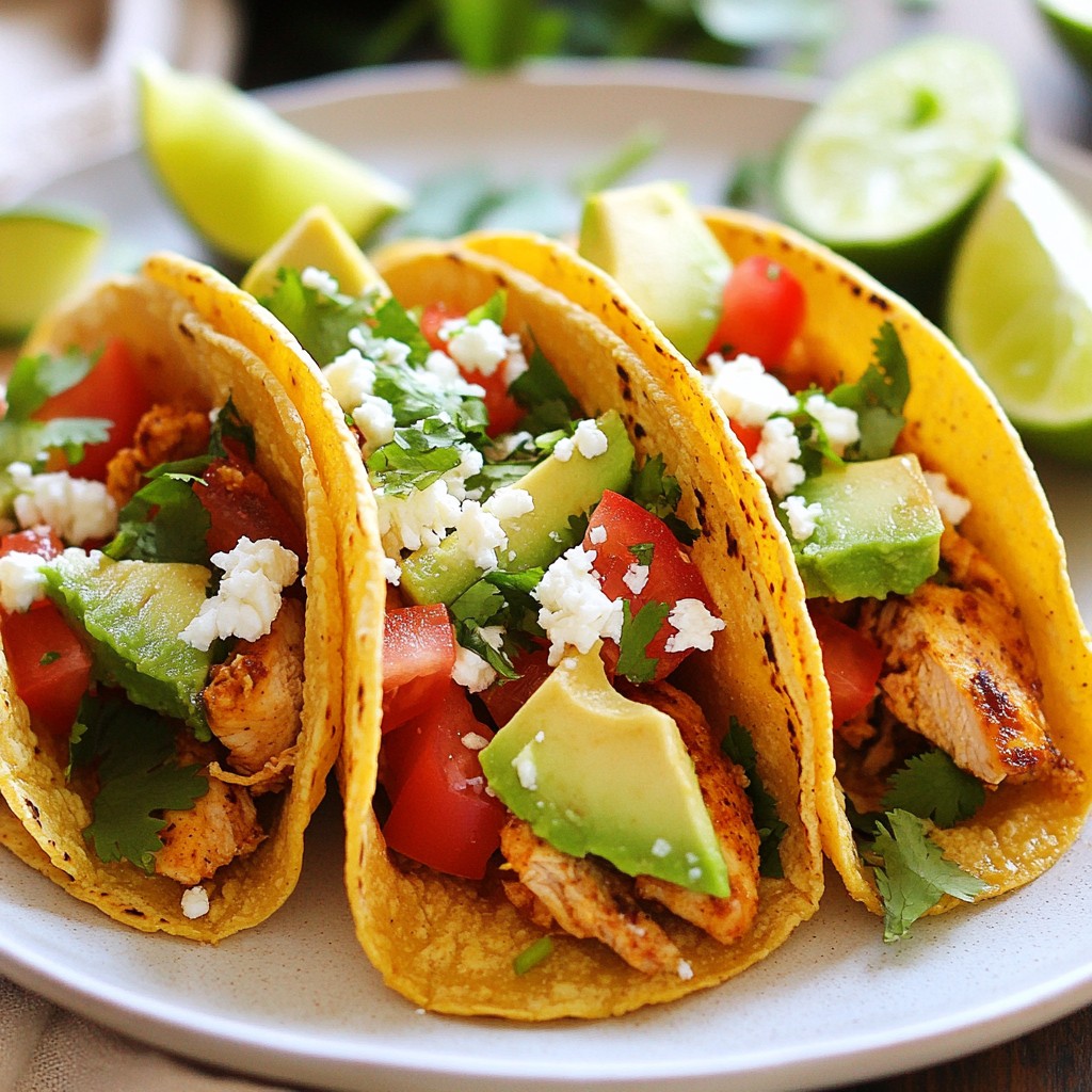 30-Minute Spicy Chicken Tacos Quick and Tasty Meal