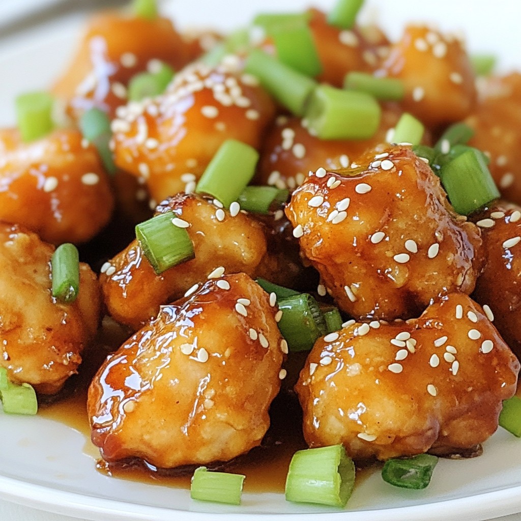Honey Garlic Glazed Chicken Bites Flavorful and Easy