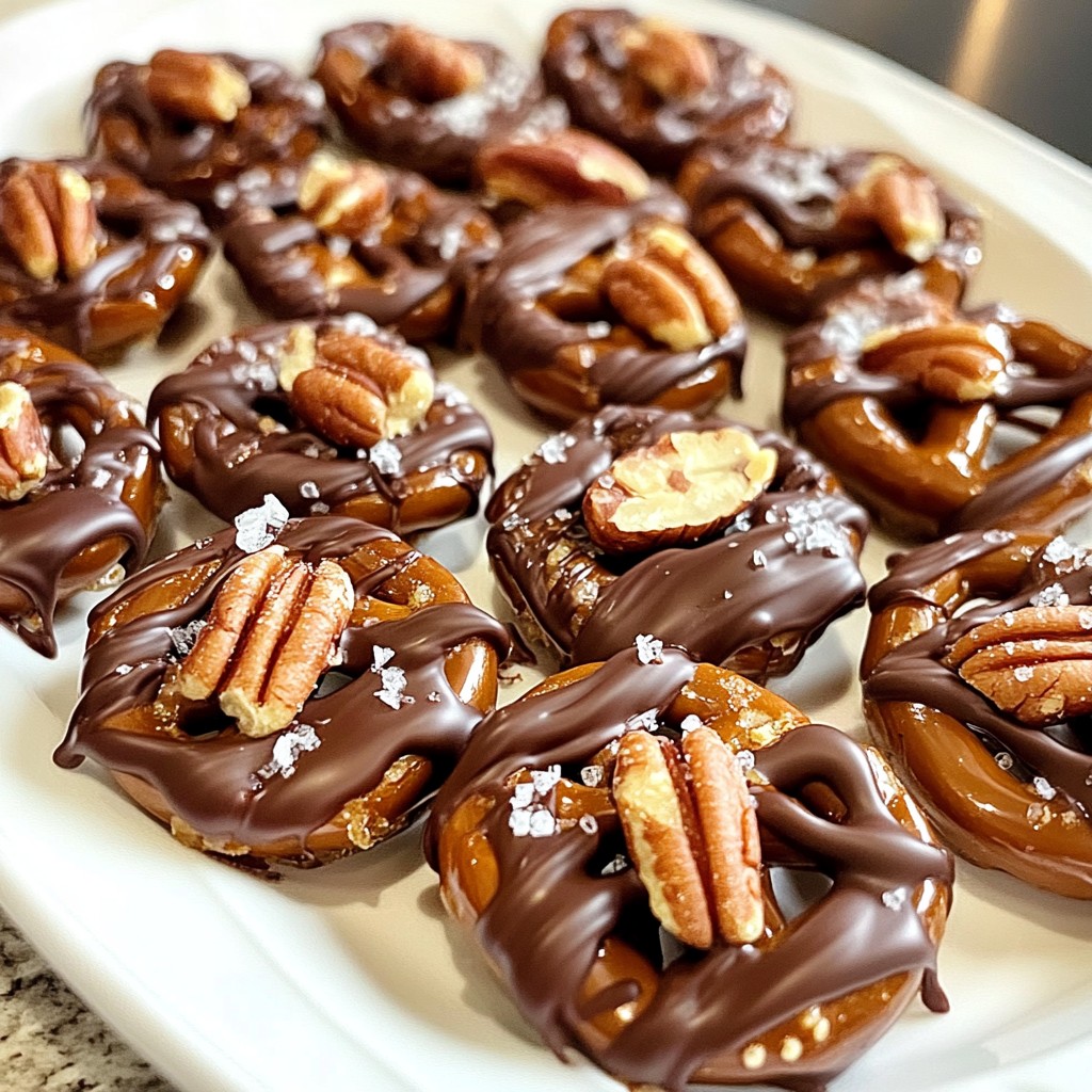 Chocolate Covered Pretzel Turtles Easy Sweet Treat