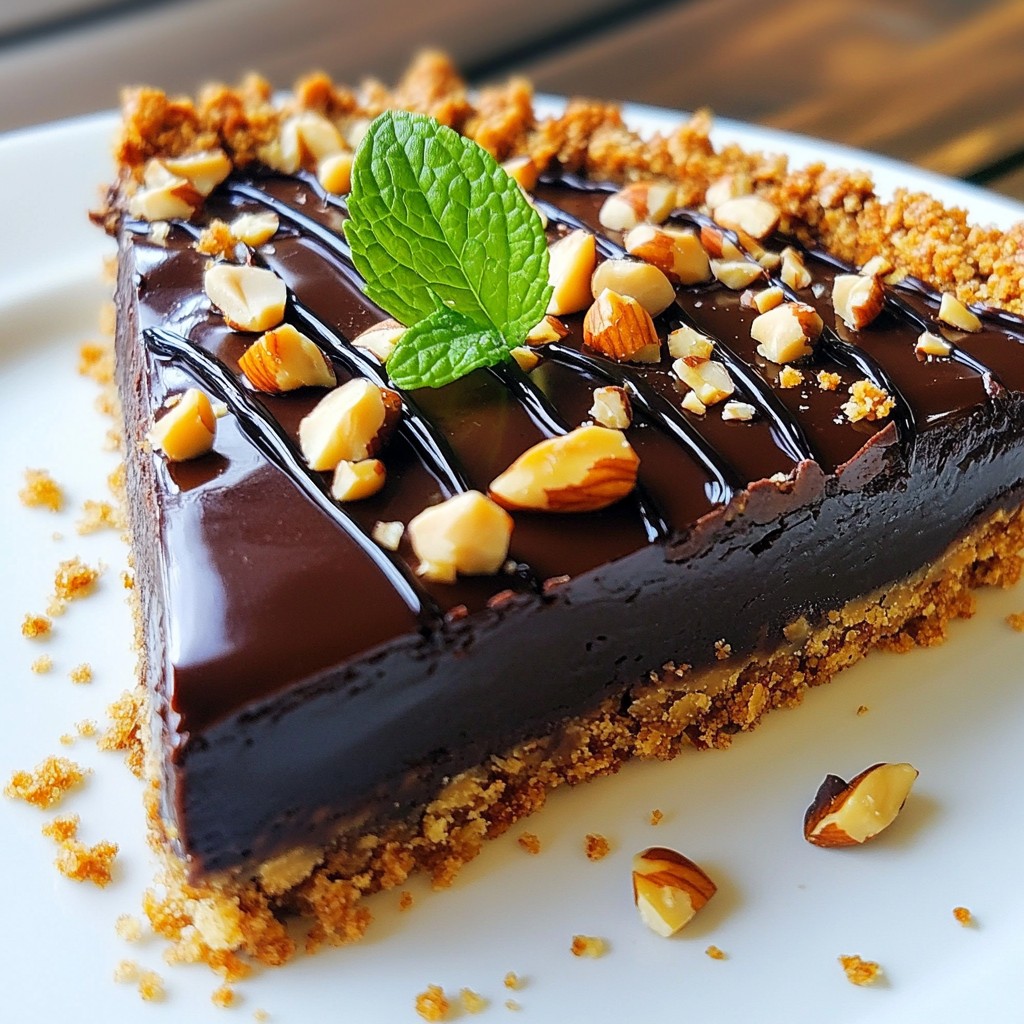 Chocolate Hazelnut Truffle Tart Rich and Decadent Treat