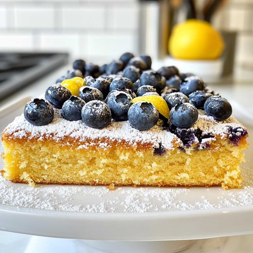 Blueberry Lemon Yogurt Cake Easy and Flavorful Recipe