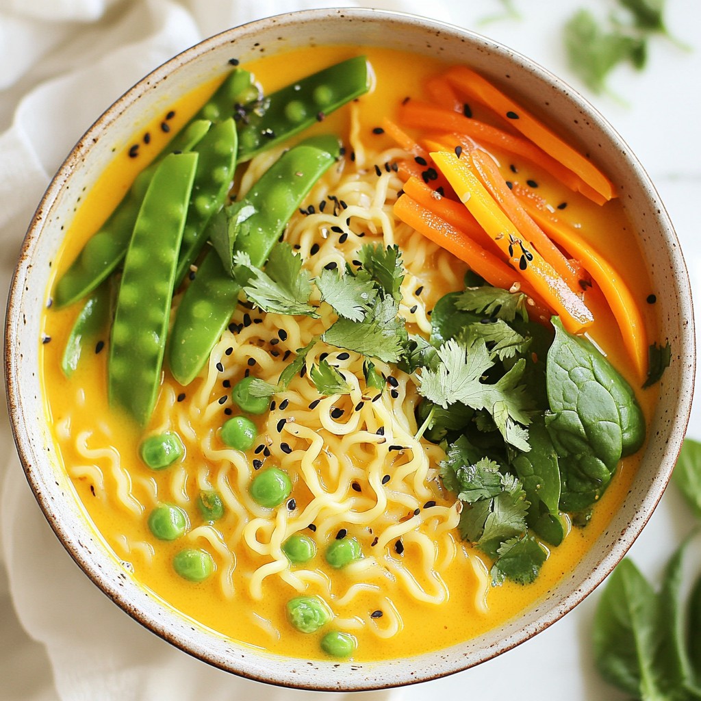 Vegan Coconut Curry Ramen Flavorful and Simple Meal