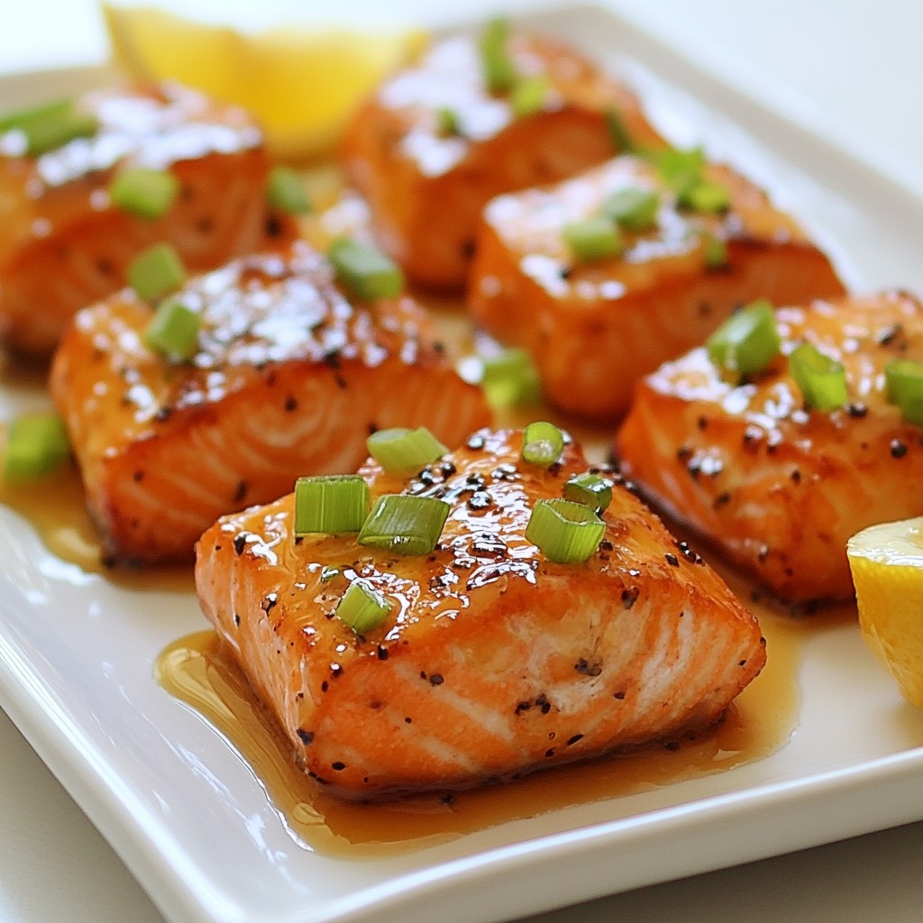 Maple Glazed Salmon Bites Tasty and Simple Treat