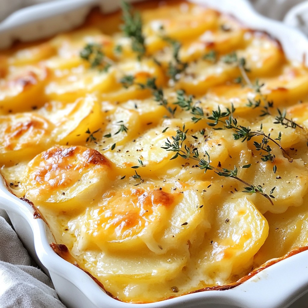 Creamy Easy Side Dish Scalloped Potatoes Recipe