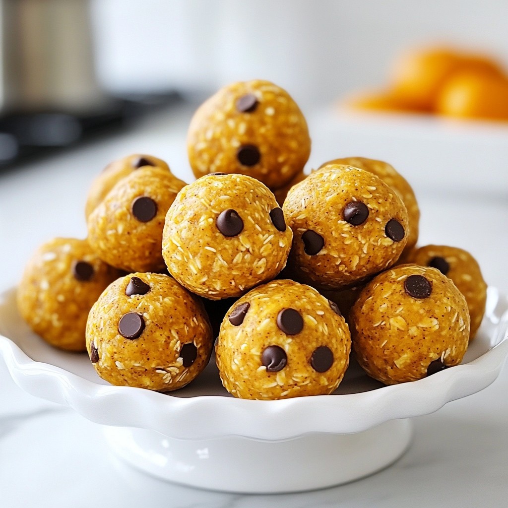 Pumpkin Spice Energy Balls Tasty and Easy Snack