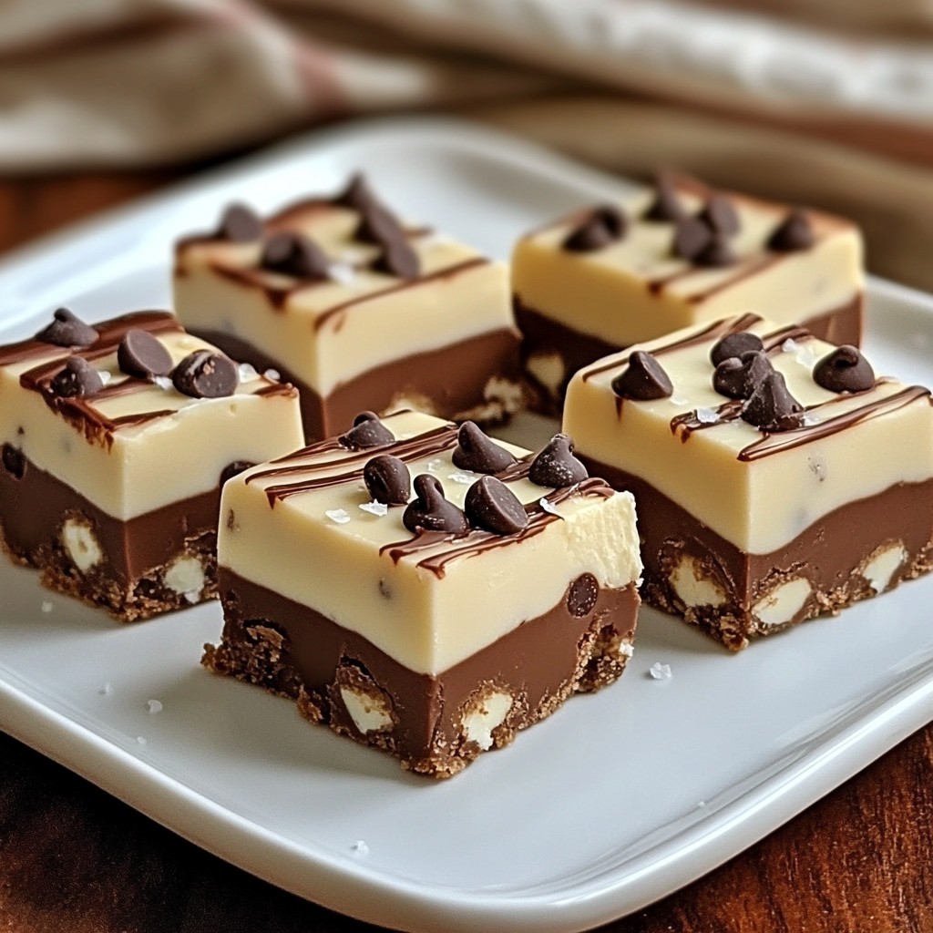 Chocolate Chip Cookie Dough Fudge Easy Dessert Recipe