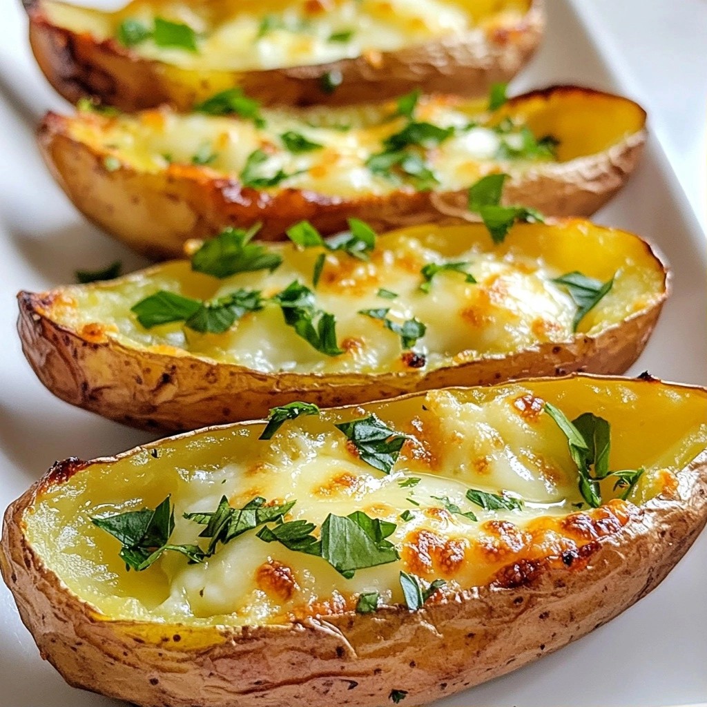 Crispy Easy Side Dish Mustard Herb Potato Skins