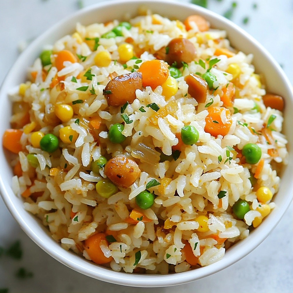 Savory Quick Side Dish Chestnut Rice Pilaf Recipe