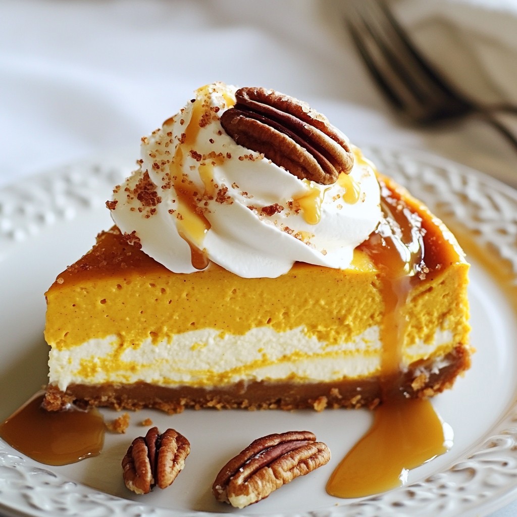 Salted Caramel Pumpkin Cheesecake Indulgent Treat