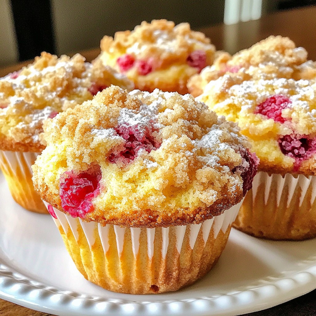 Lemon Raspberry Crumb Muffins Fresh and Flavorful Treat