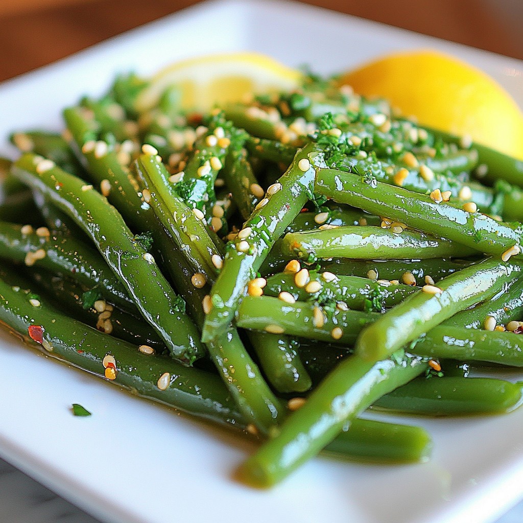 Quick Side Dish Sautéed Garlic Green Beans Recipe