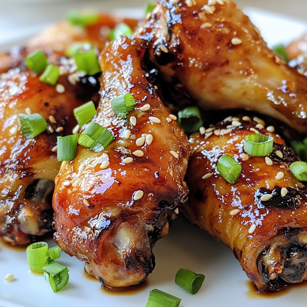 Honey Garlic Teriyaki Drumsticks Tasty and Simple Recipe