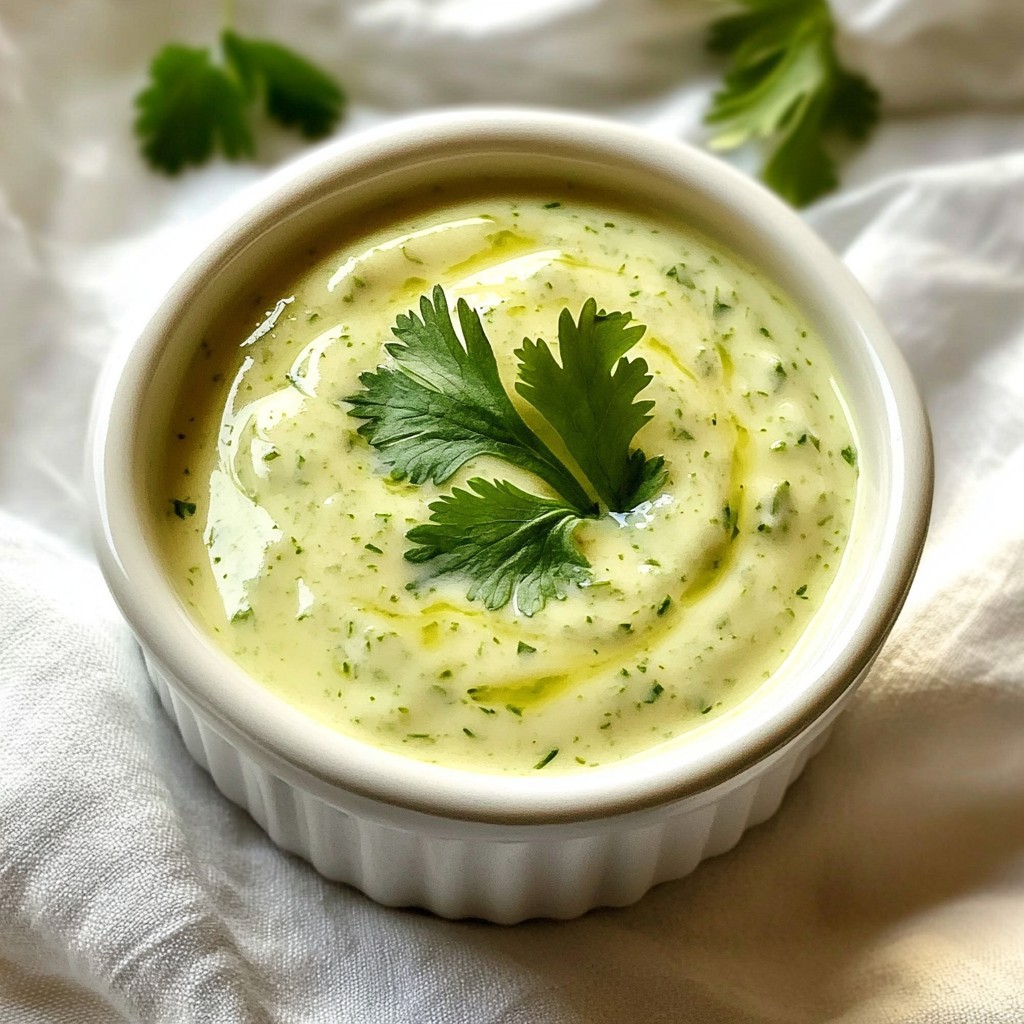 Creamy Cilantro Lime Ranch Dressing Tangy Flavor Boost