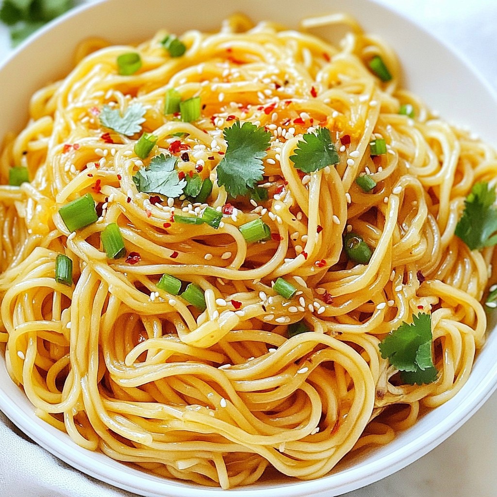 Spicy Garlic Butter Noodles Simple and Tasty Dish