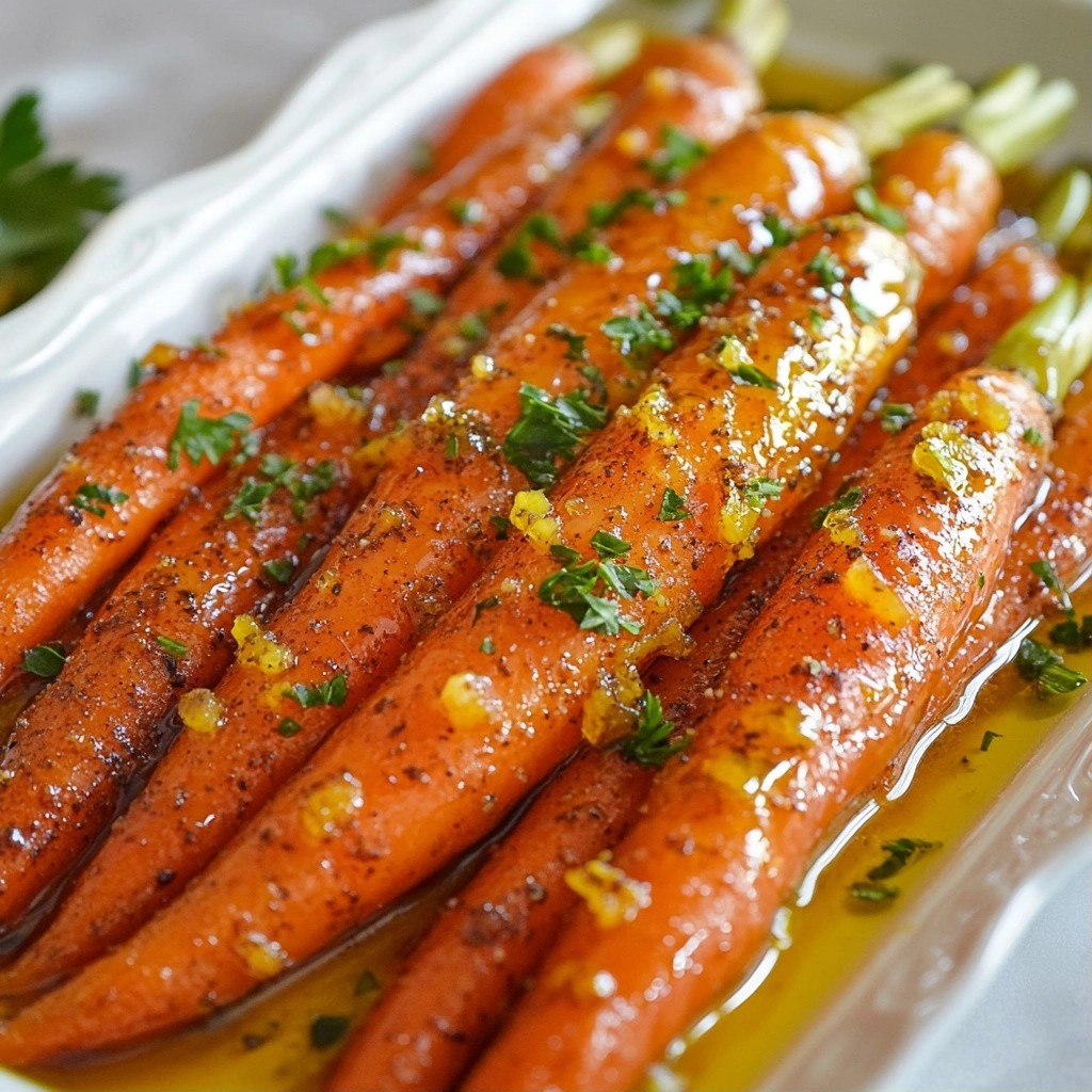 Festive Side Dish Maple Spice Roasted Carrots Delight