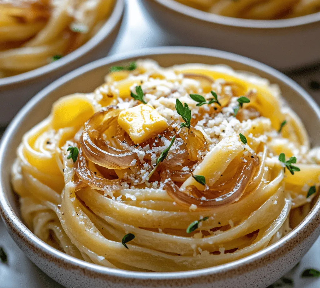 French Onion & Browned Butter Pasta is a delightful dish that brings together the rich, savory flavors of classic French onion soup and the comforting heartiness of pasta. Imagine al dente strands coated in a buttery, savory sauce that highlights the deep caramelization of onions and the nutty undertones of browned butter. This recipe is a celebration of culinary fusion, where two beloved comfort foods meet to create a satisfying meal that is simple yet impressive.