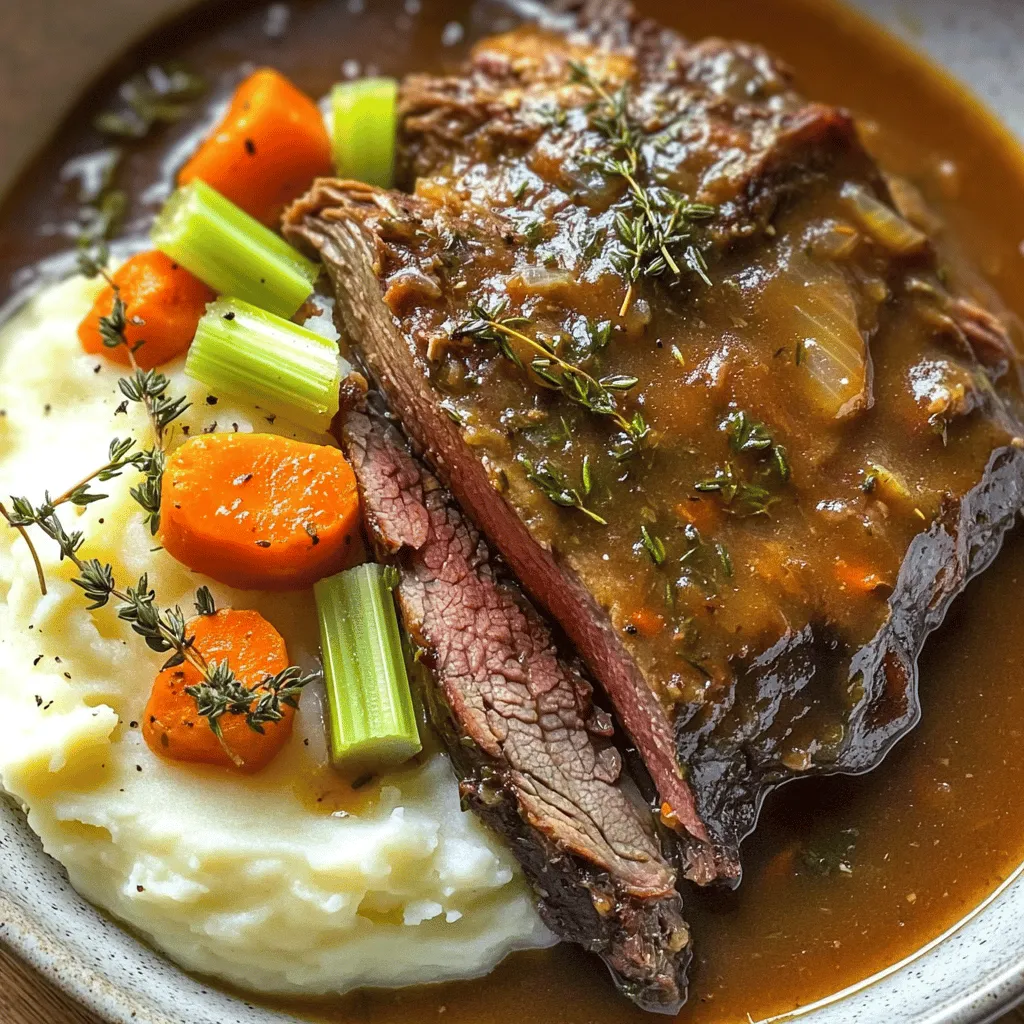 To make a great pot roast over creamy mashed potatoes, you need a few key ingredients. Each one plays a vital role in creating rich flavors and a hearty meal.