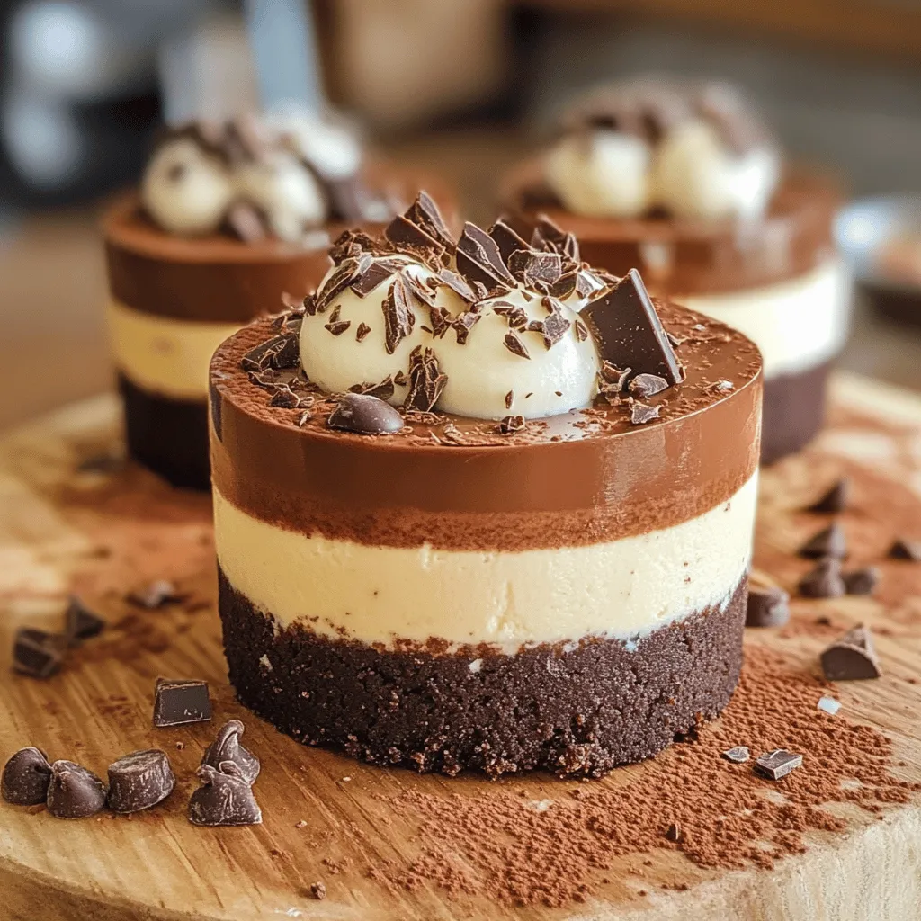 Indulge in Decadence: Triple Chocolate Cheesecakes Recipe