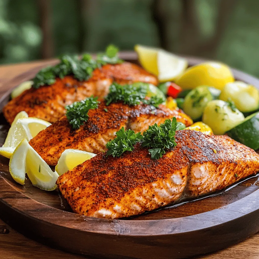 Air Fryer Blackened Salmon Recipe