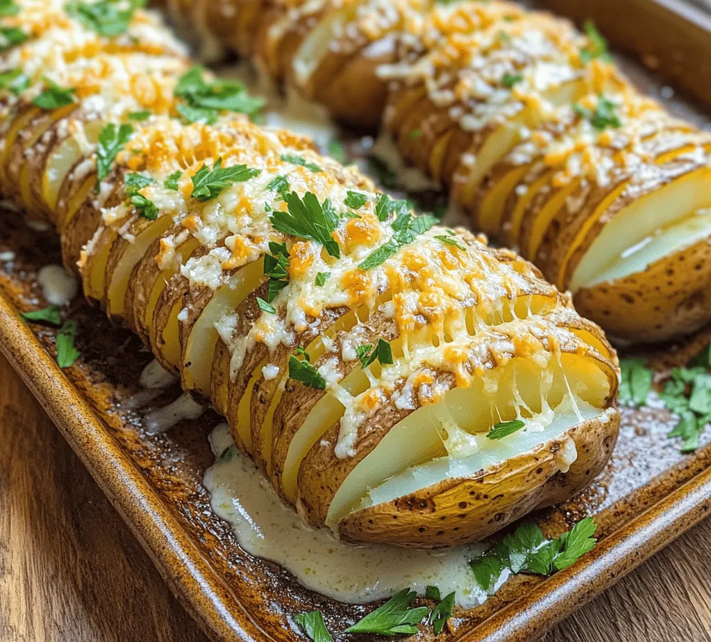 Hasselback potatoes have become a culinary sensation, capturing the hearts and taste buds of home cooks and food enthusiasts alike. This visually striking side dish elevates any meal with its unique presentation and delectable flavors. The combination of garlic and Parmesan in this recipe takes the classic Hasselback potato to new heights, creating a dish that is not only irresistible but also packed with flavor. As the popularity of Hasselback potatoes continues to rise, they have carved out a special place at family dinners, holiday feasts, and casual gatherings. Whether served alongside a juicy steak, roasted chicken, or a colorful salad, Garlic Parmesan Hasselback Potatoes are sure to impress your guests and satisfy your cravings.