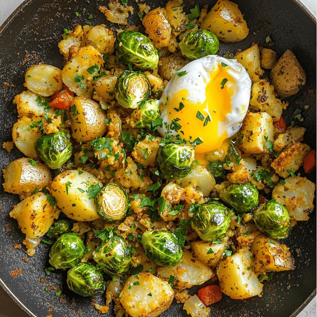 Brussels Sprouts Breakfast Hash Flavorful Morning Meal